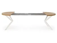 Стол раздвижной PERONI дуб-белый pilt 7