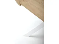 Стол раздвижной PERONI дуб-белый pilt 9