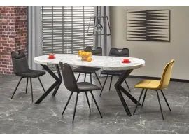 Pikendatav laud PERONI valge marmor