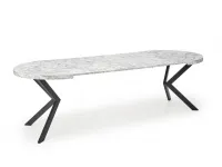 Стол раздвижной PERONI белый мрамор pilt 7