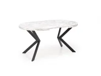 Стол раздвижной PERONI белый мрамор pilt 5