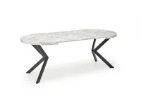 Стол раздвижной PERONI белый мрамор pilt 6