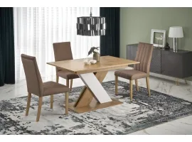 Стол раздвижной XARELTO дуб-белый