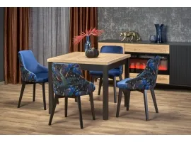 Стол раздвижной TIAGO KW дуб крафт / черный