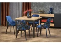 Стол раздвижной TIAGO KW дуб крафт / черный pilt 2