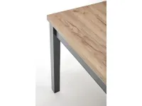 Стол раздвижной TIAGO KW дуб крафт / черный pilt 5