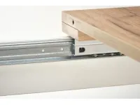 Стол раздвижной TIAGO KW дуб крафт / белый pilt 6