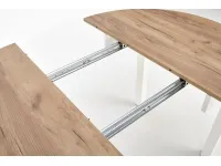 Стол раздвижной RINGO дуб крафт / белый pilt 4