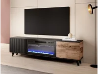 TV стол RANDOM RTV-180K с электрокамином pilt 2