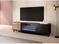 TV стол RANDOM RTV-180K с электрокамином pilt 6