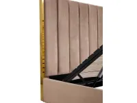 Кровать 160x200 PALAZZO бежевая - с подъемным механизмом pilt 5