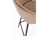 Барный стул низкий H96 бежевый pilt 9
