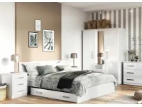 Комод RIVIERA 3S белый pilt 4