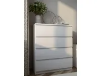 Комод MALTA 4S белый pilt 2