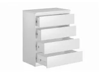 Комод MALTA 4S белый pilt 4