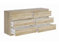 Комод MALTA 6S сонома pilt 3