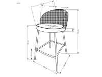 Барный стул низкий H113 pilt 9