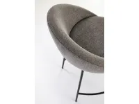 Барный стул низкий H-118 серый pilt 7