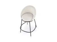 Барный стул низкий H-118 бежевый pilt 8