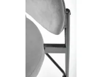 Барный стул низкий H-108 серый pilt 5