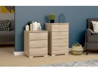 Комод PRAGA 3S черный pilt 3