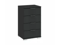 Комод PRAGA 4S черный pilt 2