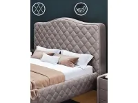 Voodi 180x200 PRESTIGE tõstemehhanismiga - Beež pilt 5