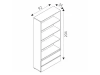 Riiul COSMO С03 - Valge pilt 3