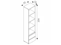 Riiul COSMO С01 - Valge pilt 3
