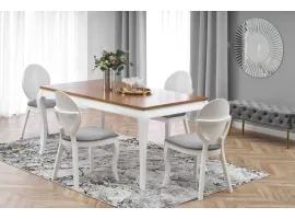 Стол раздвижной WINDSOR дуб / белый