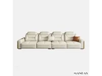 Диван-кровать Premium Italian Genuine Leather Sectional Sofa Sets Couch Sofas with 4 seat pilt 2