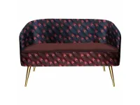 Диван Diivan DKD Home Decor S3021761 Kuldne Lillla Metall Plastmass pilt 3