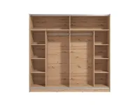 Шкаф-купе MONDEGO 220 белый / дуб артисан pilt 4