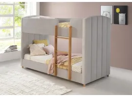 Кровать двухъярусная HAPI светло-серая