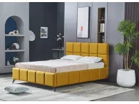 Кровать 160x200 CARLA желтая pilt 2
