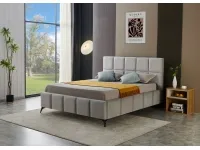 Кровать 160x200 CARLA светло-серая pilt 2