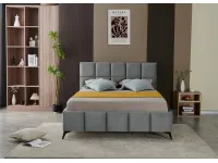 Кровать 160x200 CARLA темно-серая pilt 3