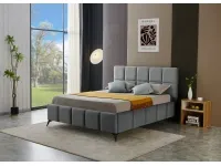 Кровать 160x200 CARLA темно-серая pilt 2