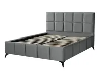 Кровать 160x200 CARLA темно-серая pilt 4