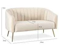 Диван AC 2405 - Кремовый pilt 5