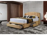 Кровать 160x200 STORMY желтая pilt 2