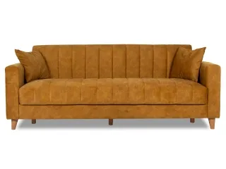 Диван-кровать HEROS горчичный pilt