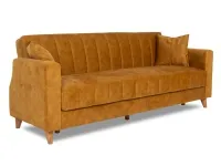 Диван-кровать HEROS горчичный pilt 3