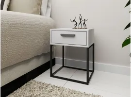 Тумбочка TRENDY SN-3 Белая