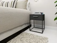 Тумбочка TRENDY SN-3 Антрацит pilt 4