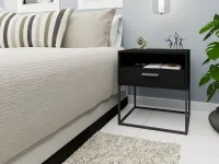 Тумбочка TRENDY SN-4 Антрацит pilt 4