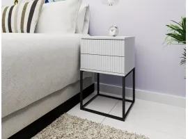 Тумбочка TRENDY SN-8 Белая