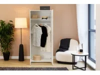 Riidekapp BASIC 2D - Valge pilt 4