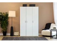 Riidekapp BASIC 3D - Valge pilt 3