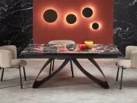 Стол раздвижной HILARIO чёрный мрамор pilt 2